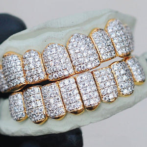 Water ATL Iced Out Diamond Grillz - Water ATL