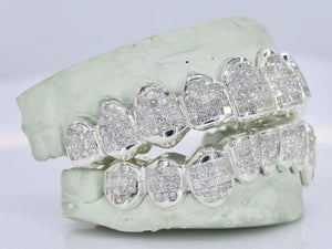 Invisible Set Princess Cut Diamond Grillz - Water ATL